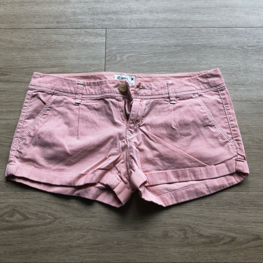 AEO seersucker shorts